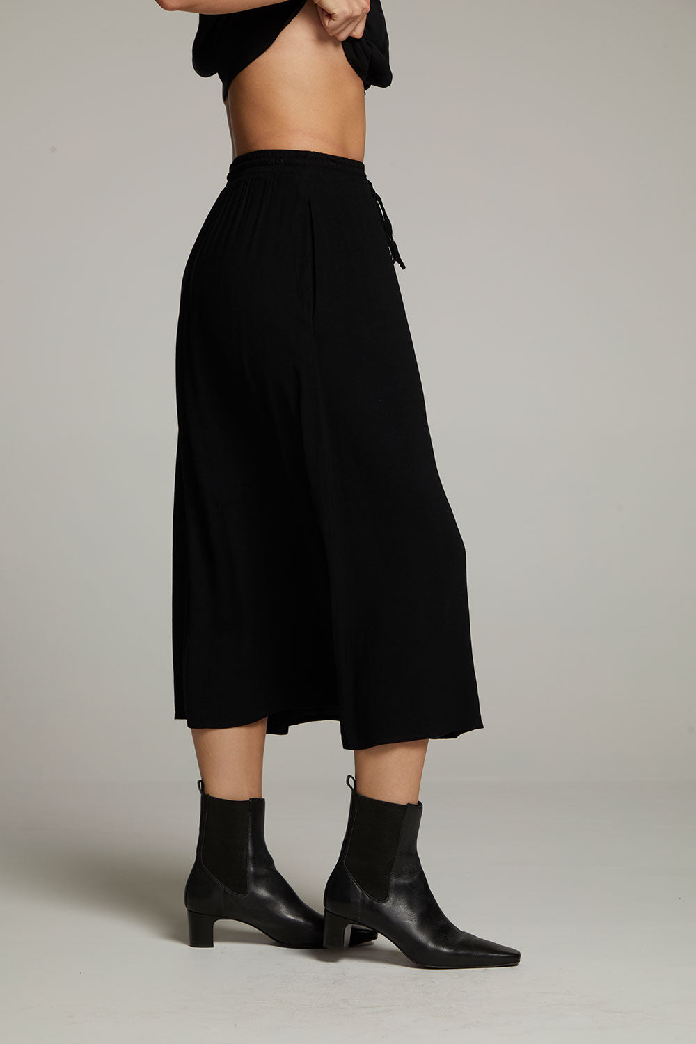 Darby Licorice Midi Skirt WOMENS chaserbrand