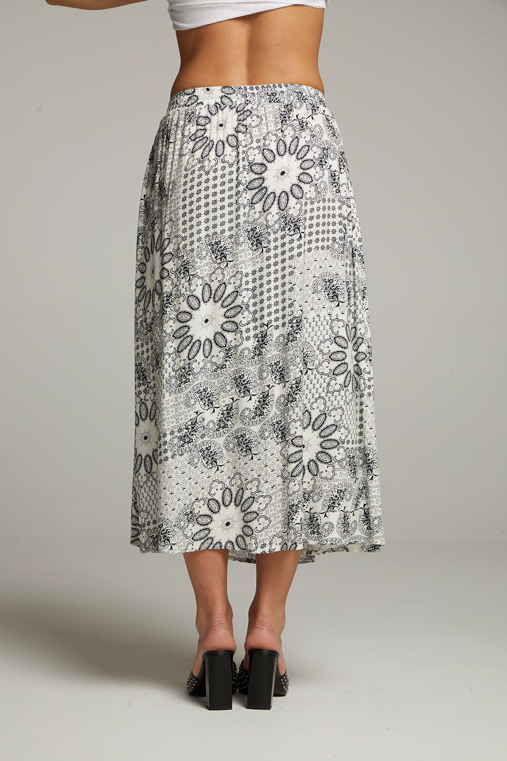 Darby Paisley Bandana Midi Skirt WOMENS chaserbrand