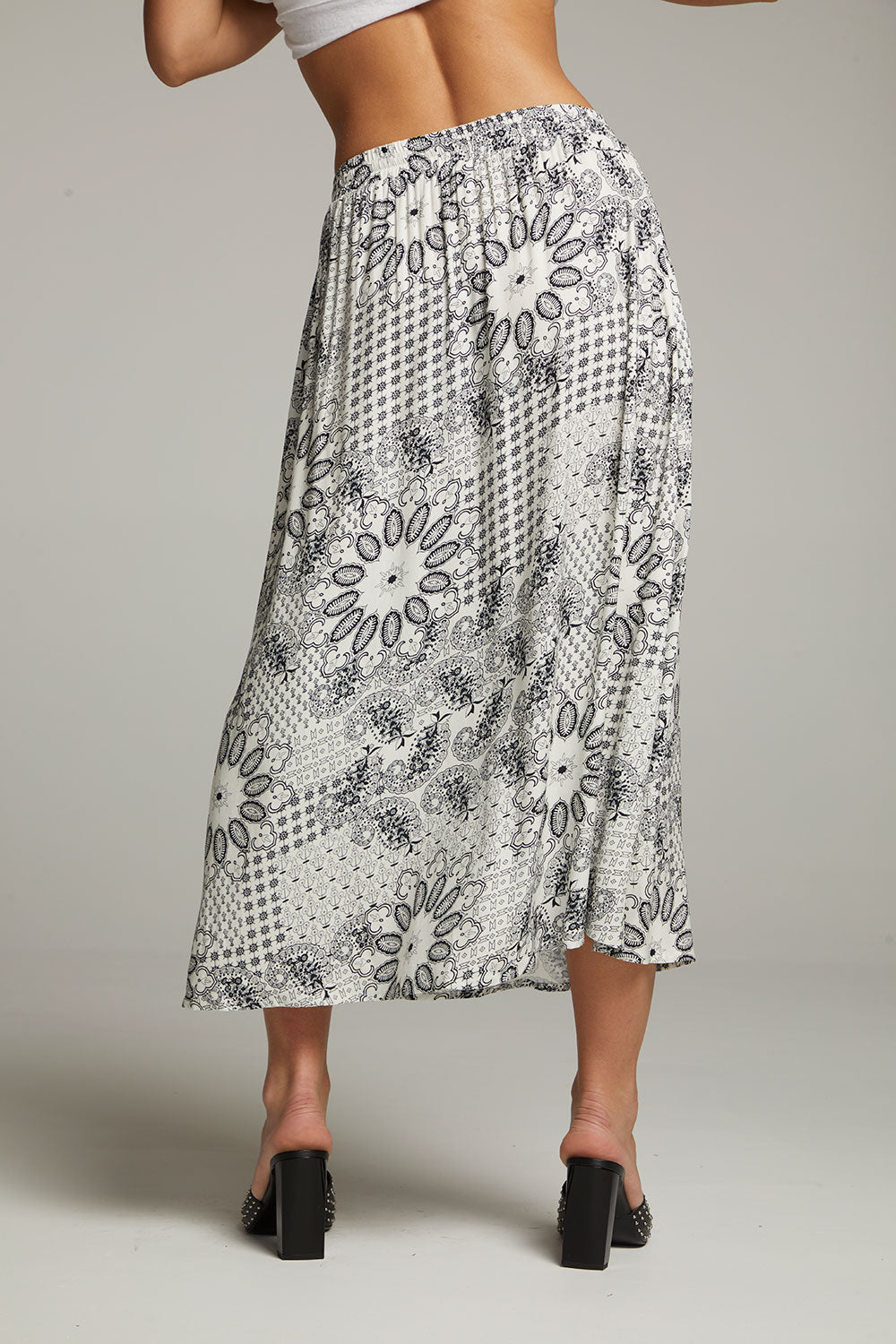 Darby Paisley Bandana Midi Skirt WOMENS chaserbrand