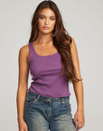 Lander Eggplant Tank WOMENS chaserbrand
