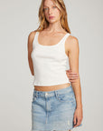 Lander White Tank WOMENS chaserbrand