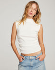 Haileyy White Tank Top WOMENS chaserbrand