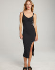 Serra Licorice Midi Dress WOMENS chaserbrand