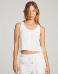 Alpine White Tank WOMENS chaserbrand