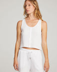 Alpine White Tank WOMENS chaserbrand