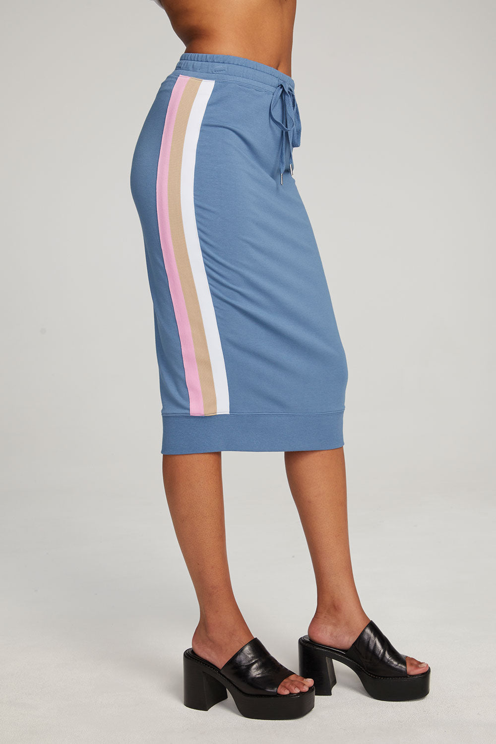 Sundance Vintage Blue Midi Skirt WOMENS chaserbrand