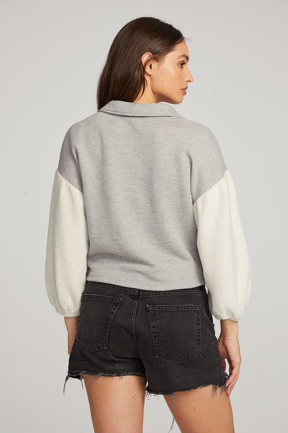 Saratoga Heather Grey Pullover WOMENS chaserbrand