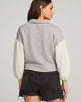 Saratoga Heather Grey Pullover WOMENS chaserbrand