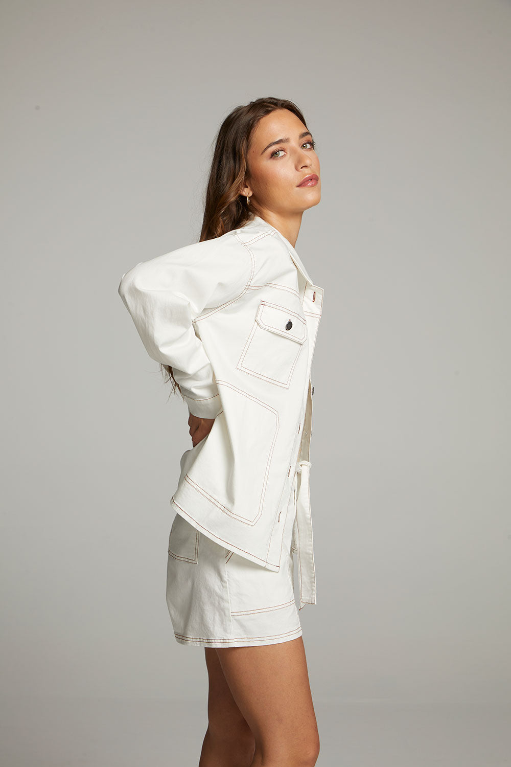 Louise White Button Down WOMENS chaserbrand