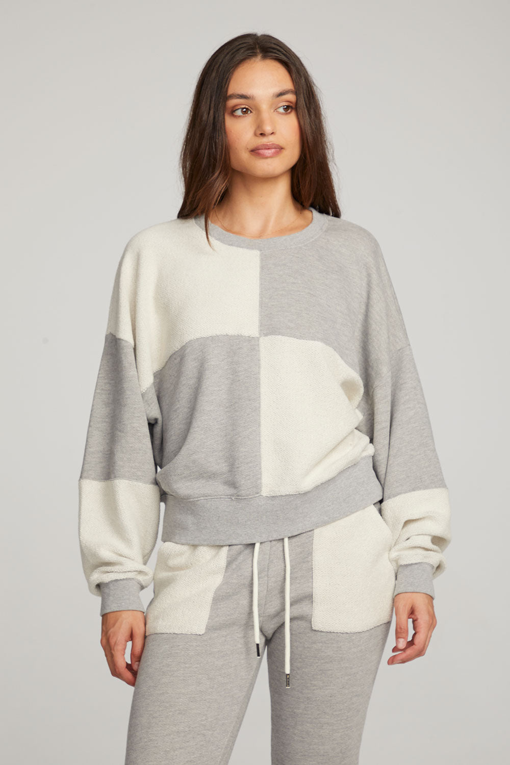 Marie Heather Grey Pullover WOMENS chaserbrand