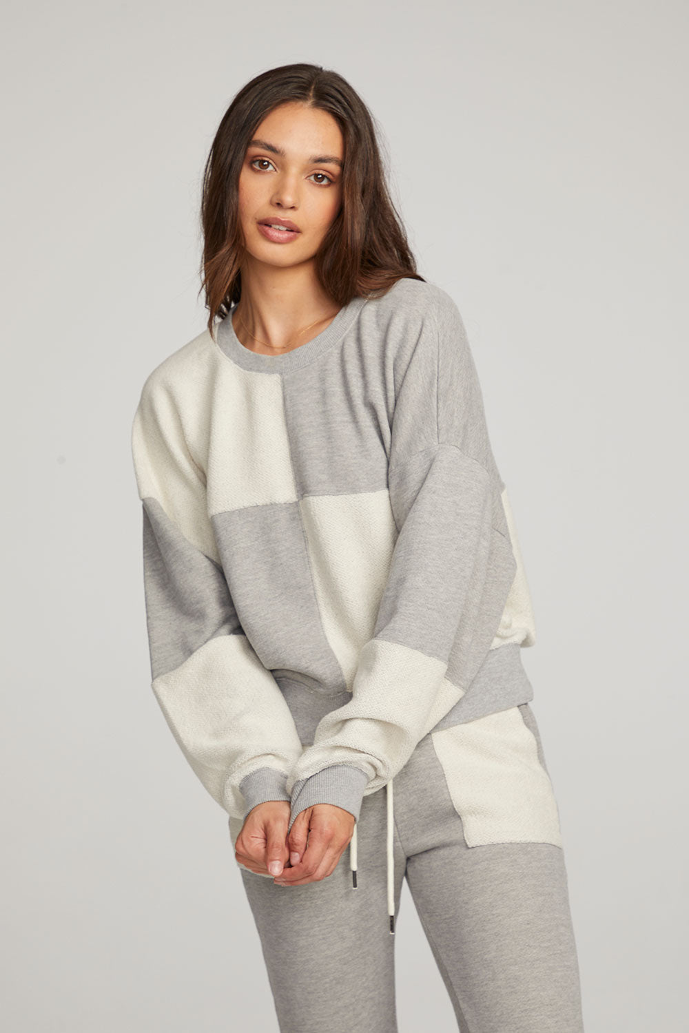 Marie Heather Grey Pullover WOMENS chaserbrand