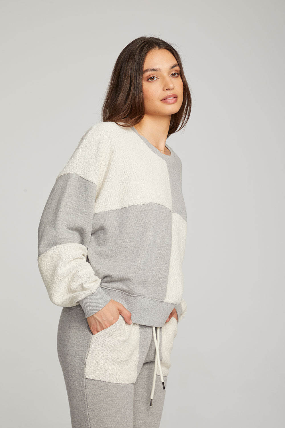 Marie Heather Grey Pullover WOMENS chaserbrand