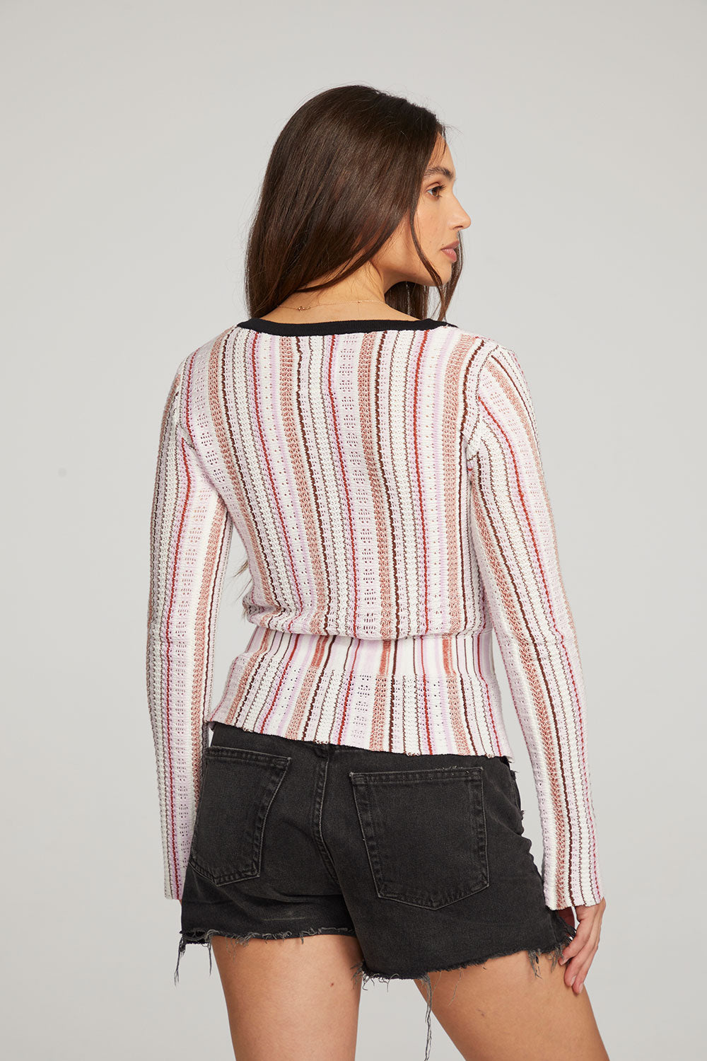 Carmela Canyon Stripe Cardigan WOMENS chaserbrand