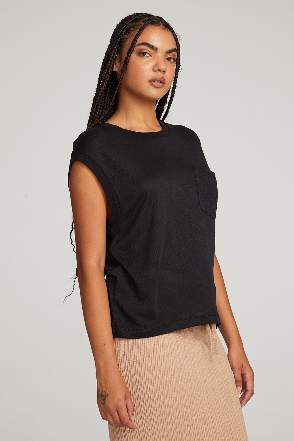 Odessa Licorice Tee WOMENS chaserbrand