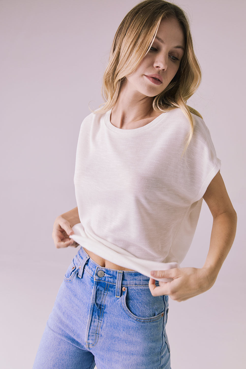 Wylie White Tee Womens chaserbrand