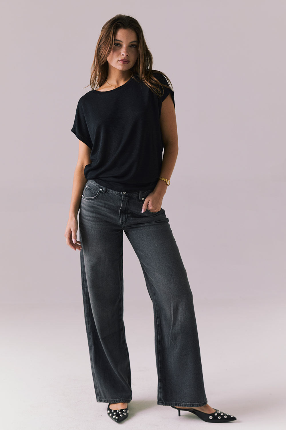 Wylie Licorice Tee Womens chaserbrand