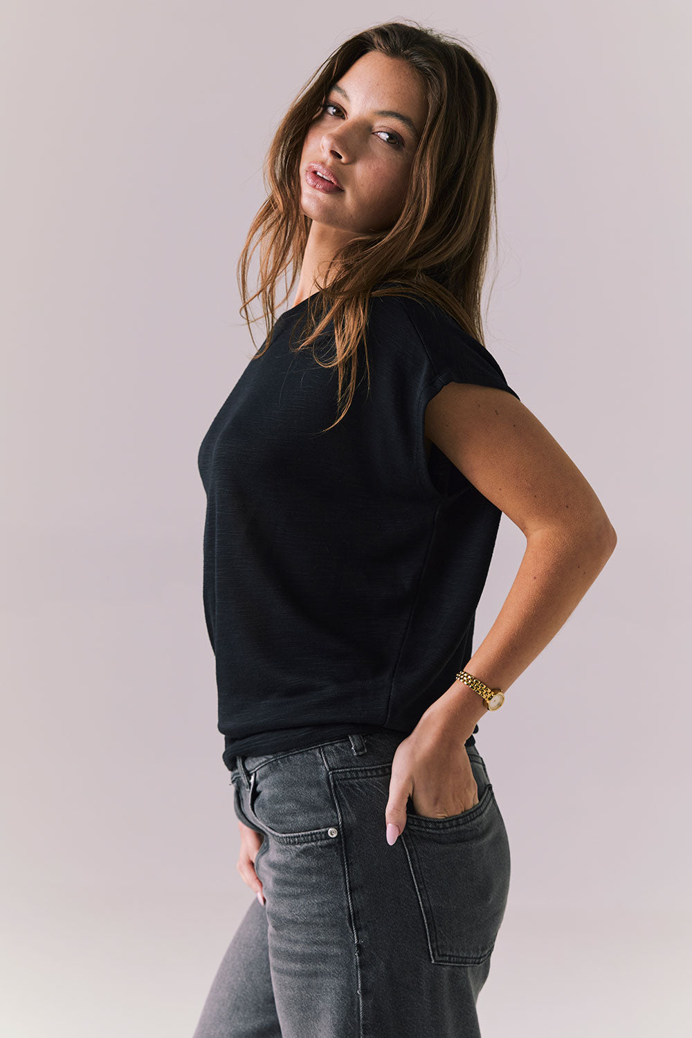 Wylie Licorice Tee Womens chaserbrand