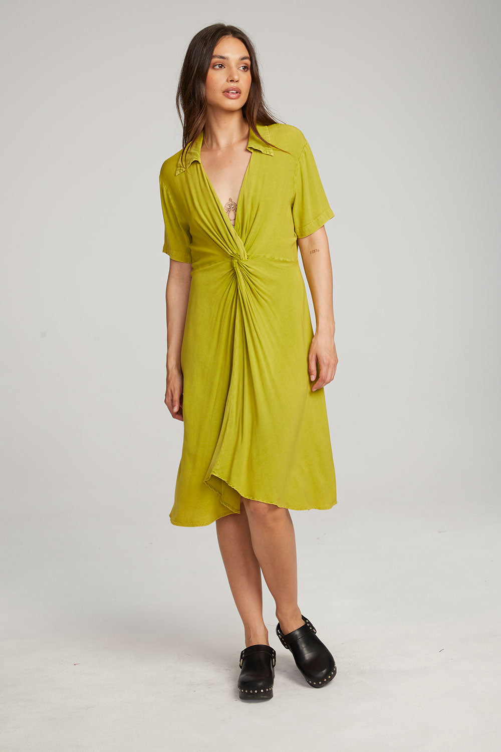 Elsa Citron Midi Dress WOMENS chaserbrand