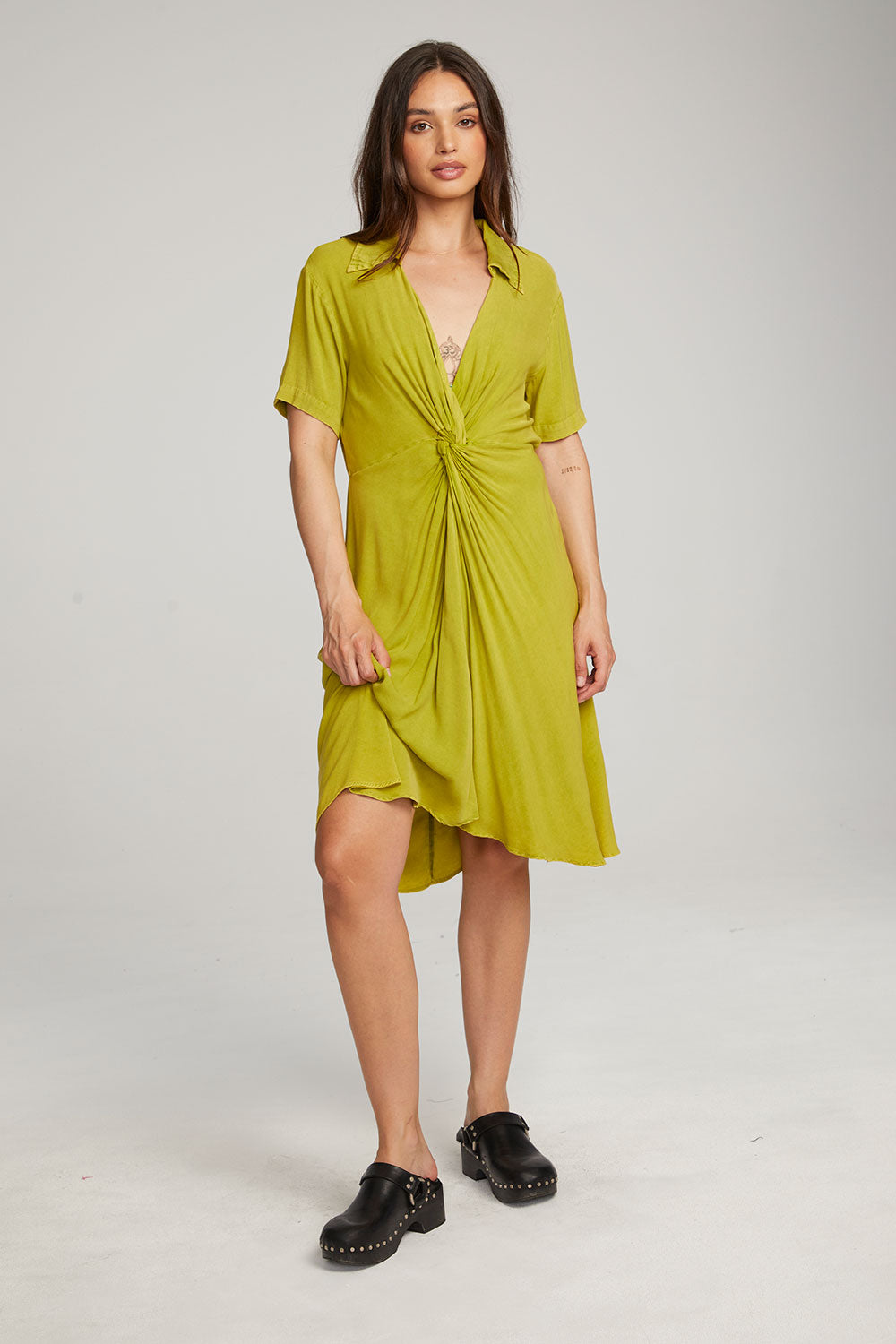 Elsa Citron Midi Dress WOMENS chaserbrand