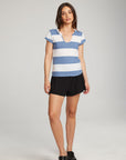 Chandler Vintage Blue Stripe Tee WOMENS chaserbrand