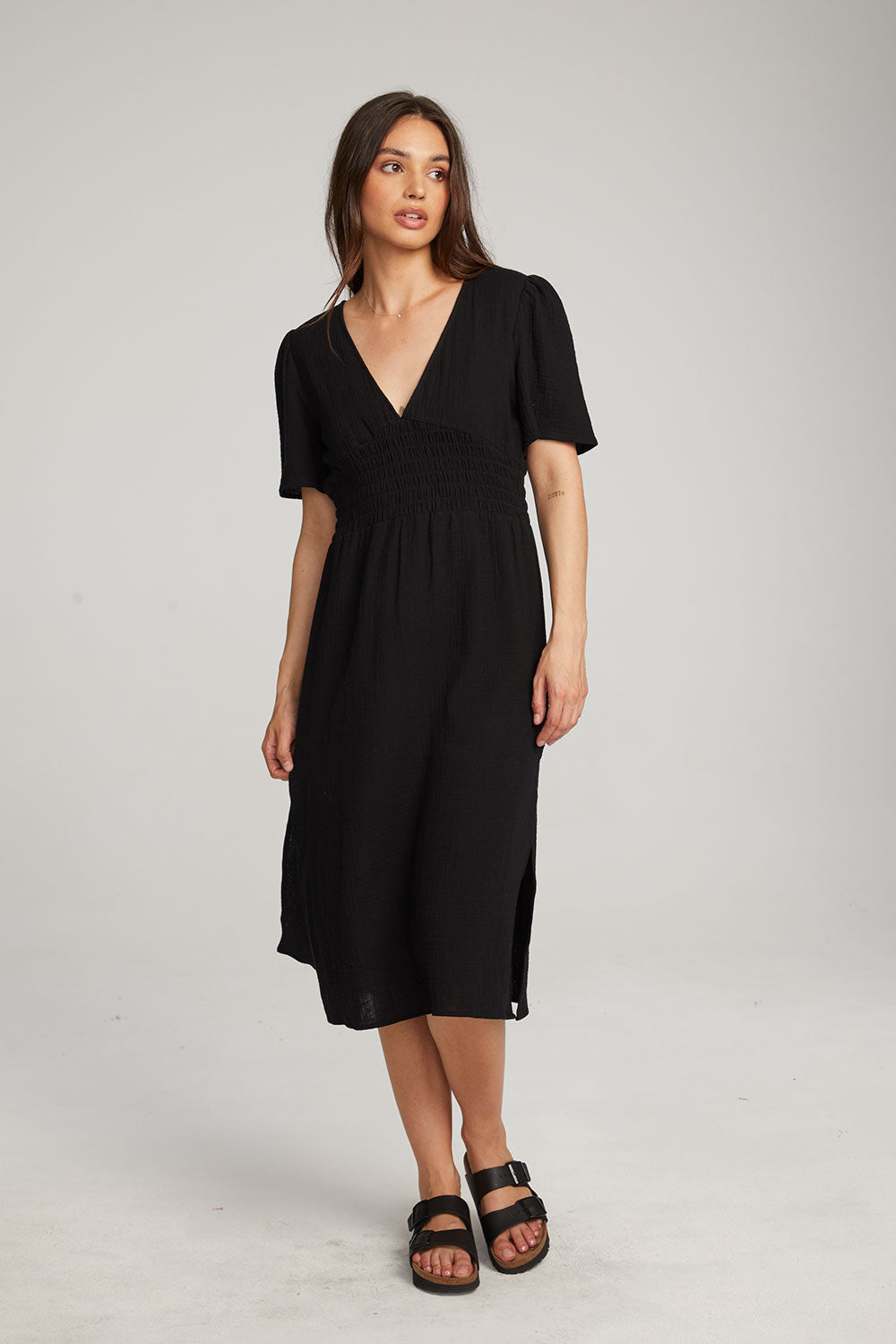 Palmer Licorice Midi Dress WOMENS chaserbrand