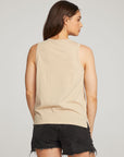 Basic Cappuccino Slit Tank WOMENS chaserbrand