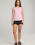 Basic Pastel Lavender Slit Tank WOMENS chaserbrand