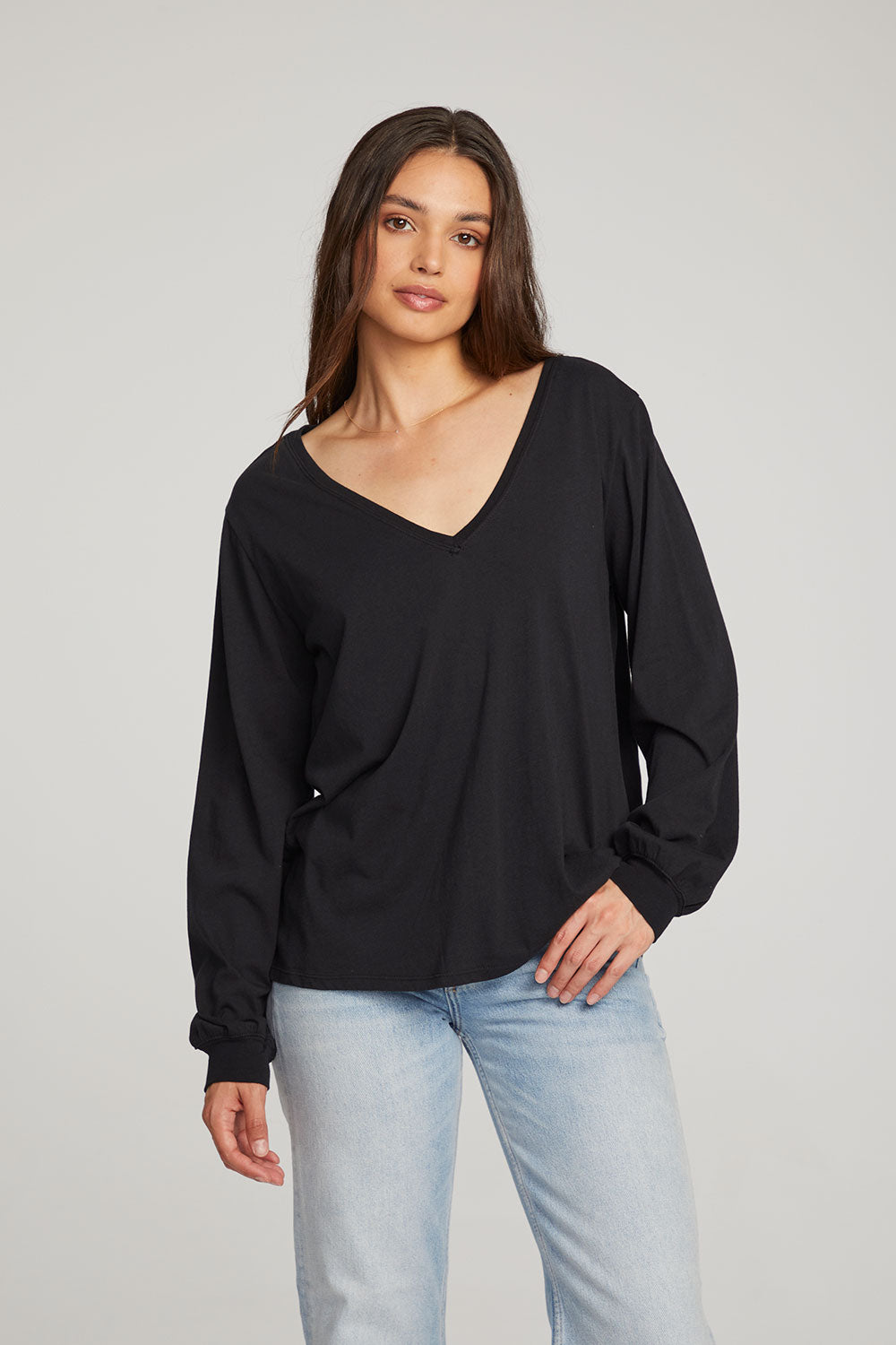 Kara Black Long Sleeve WOMENS chaserbrand