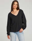 Kara Black Long Sleeve WOMENS chaserbrand