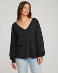 Kara Black Long Sleeve WOMENS chaserbrand