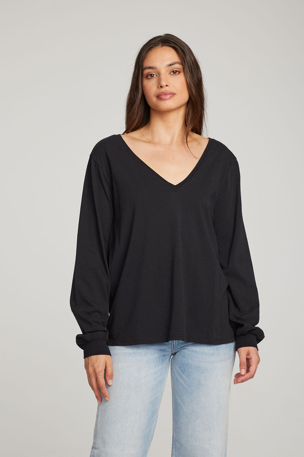 Kara Black Long Sleeve WOMENS chaserbrand