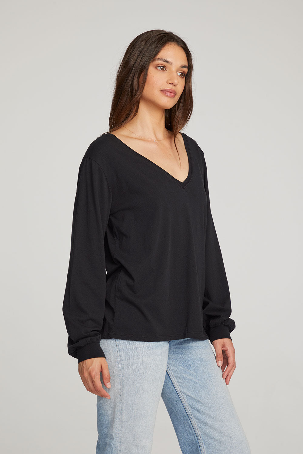 Kara Black Long Sleeve WOMENS chaserbrand