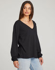 Kara Black Long Sleeve WOMENS chaserbrand