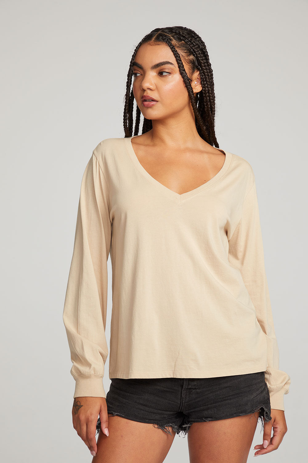 Kara Cappuccino Long Sleeve WOMENS chaserbrand