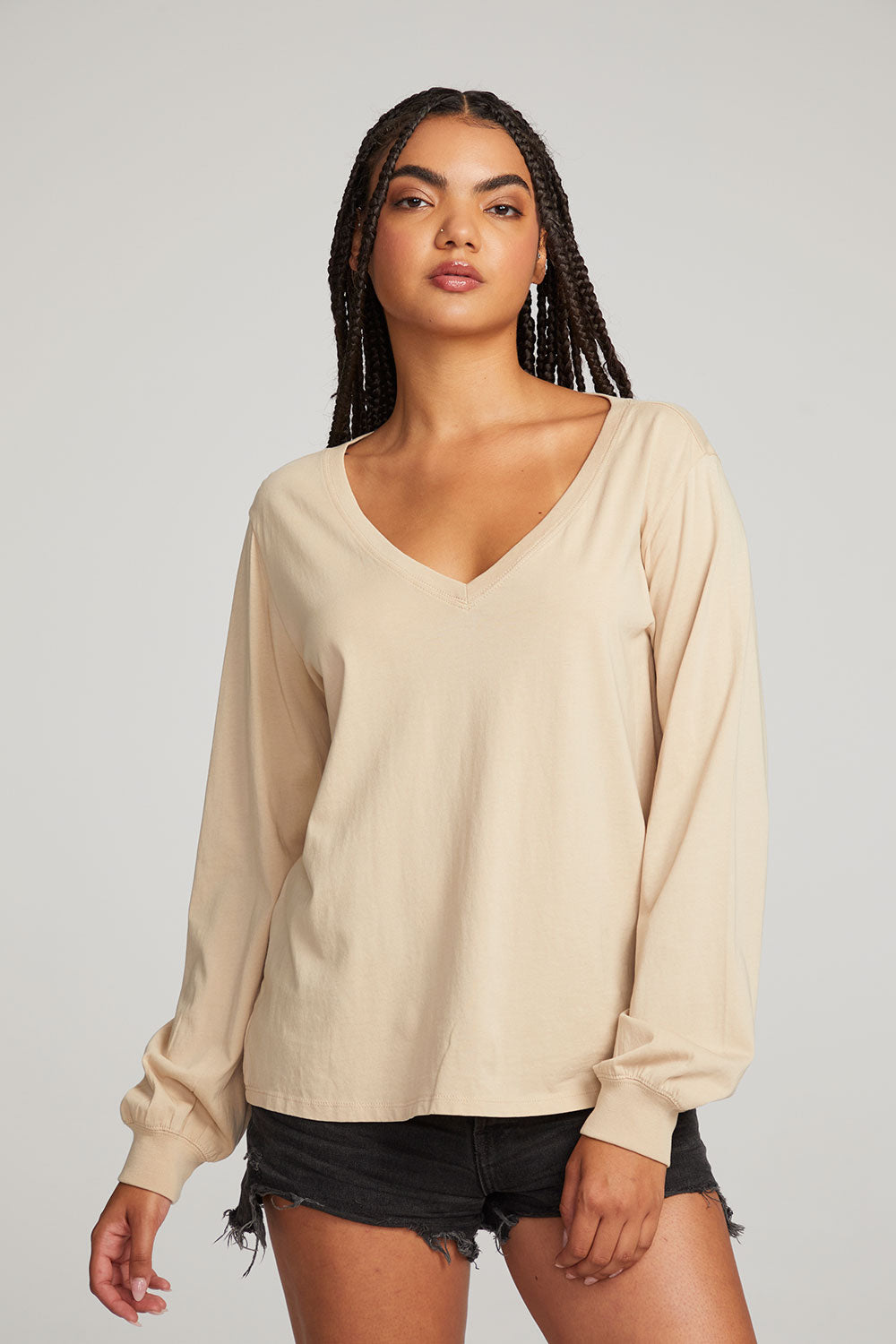 Kara Cappuccino Long Sleeve WOMENS chaserbrand