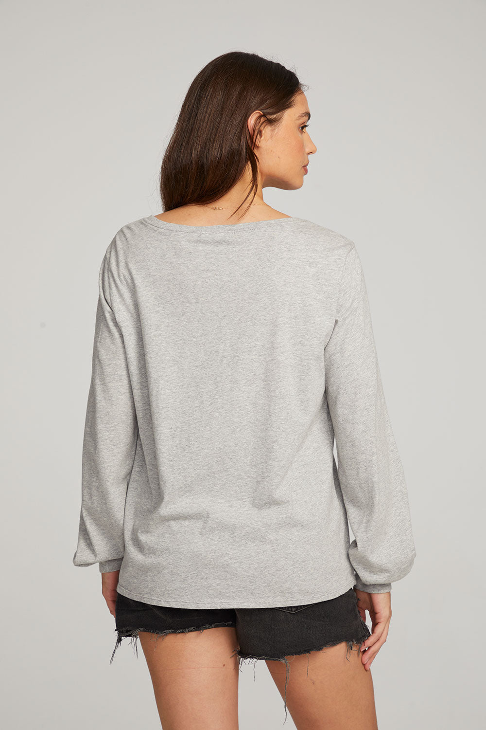 Kara Heather Grey Long Sleeve WOMENS chaserbrand