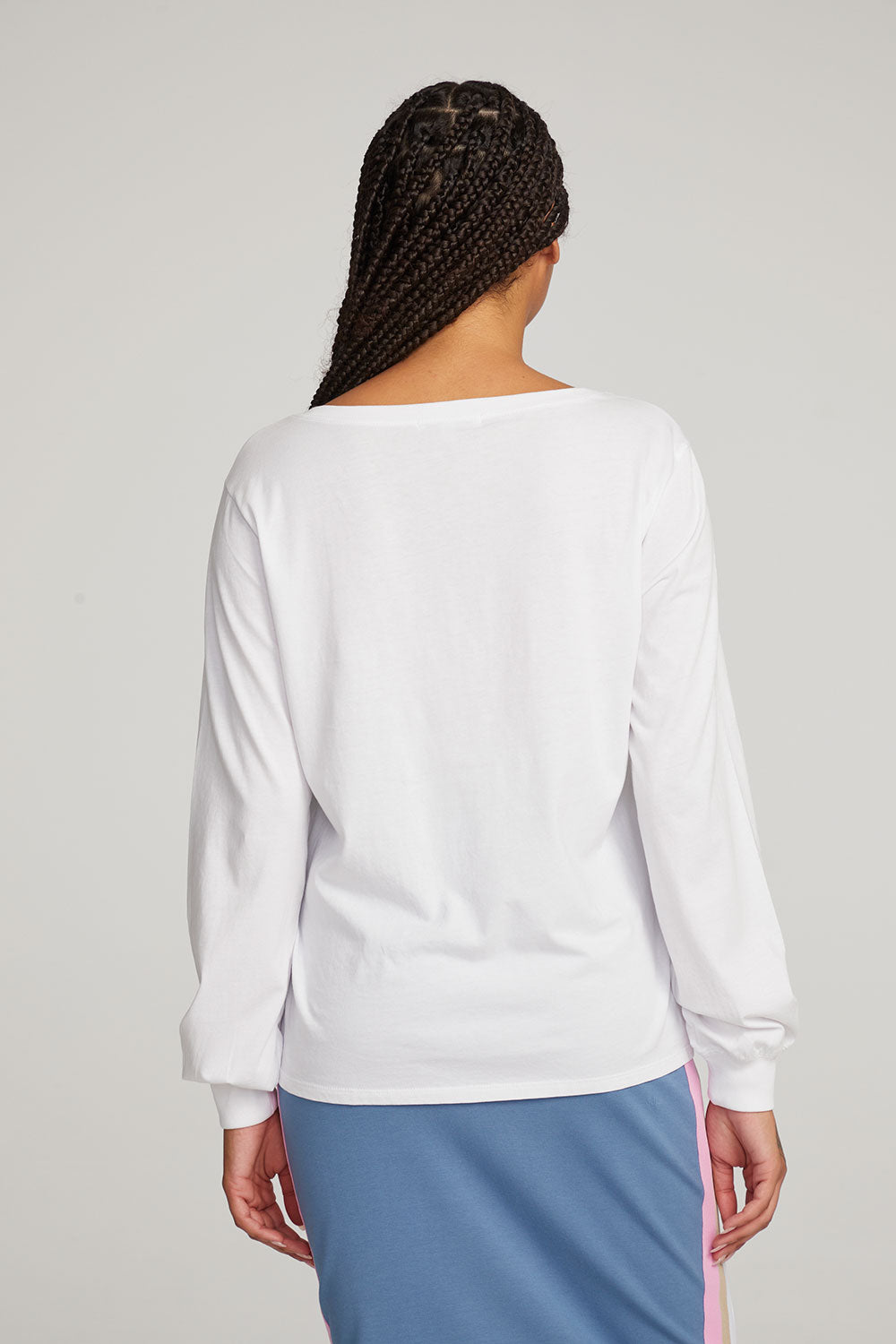 Kara White Long Sleeve WOMENS chaserbrand