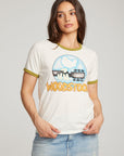 Woodstock Bird On Guitar Tee WOMENS chaserbrand