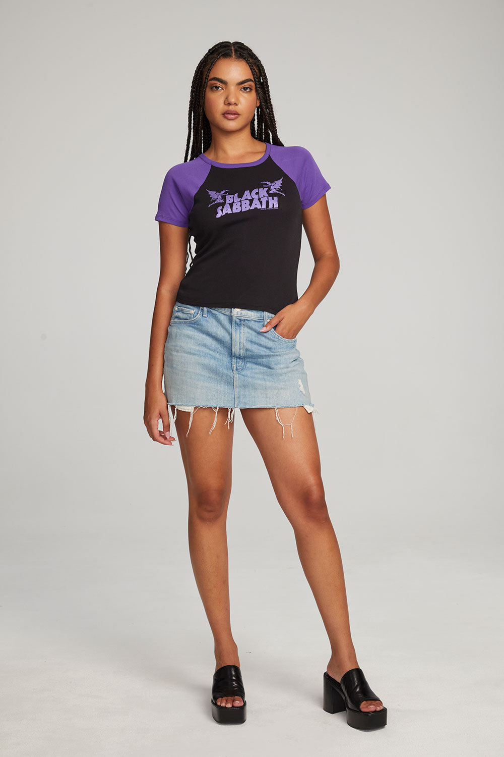 Black Sabbath Henry Logo Tee WOMENS chaserbrand