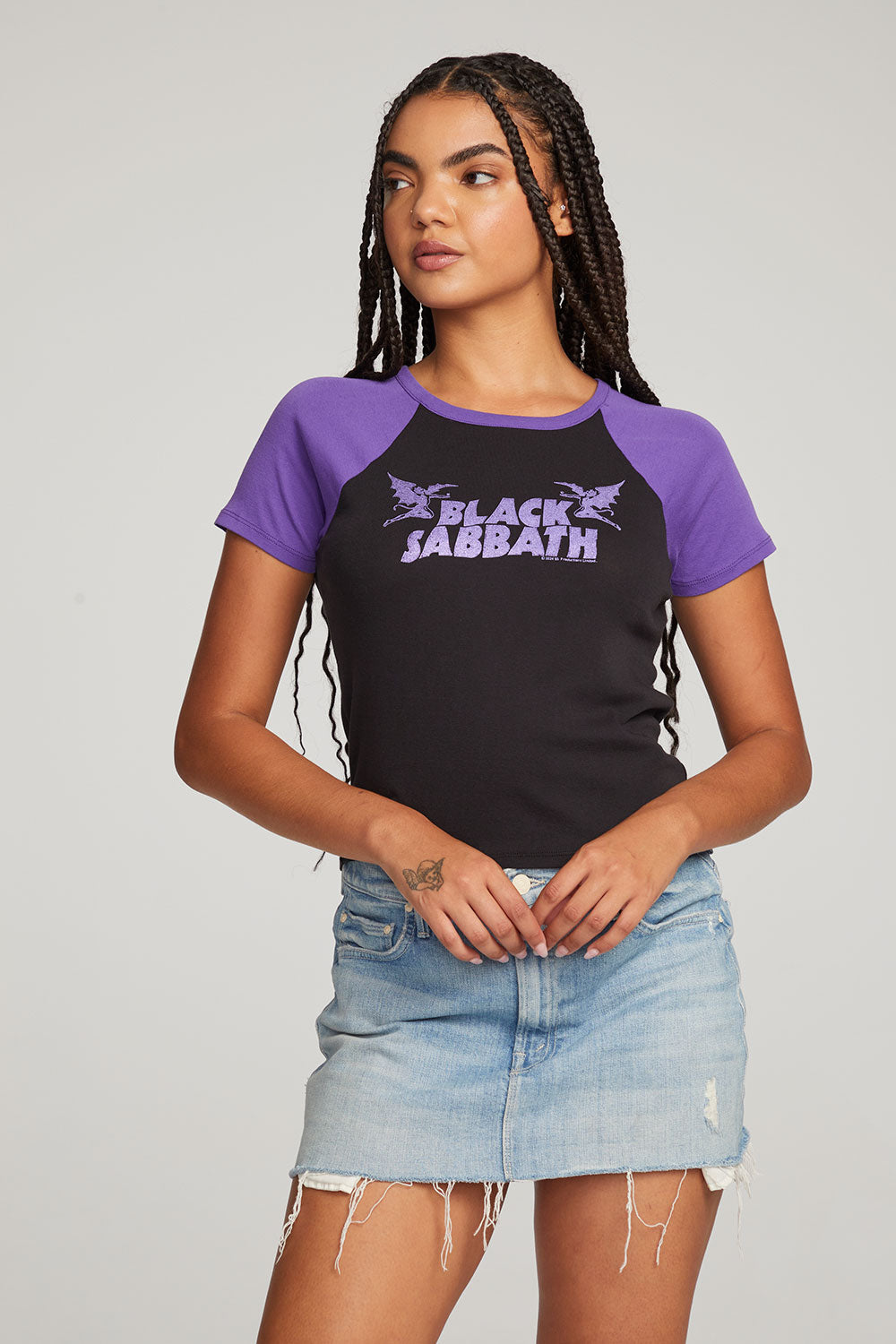 Black Sabbath Henry Logo Tee WOMENS chaserbrand