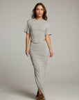 Bayside Heather Grey Tee WOMENS chaserbrand