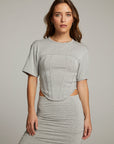 Bayside Heather Grey Tee WOMENS chaserbrand