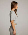 Bayside Heather Grey Tee WOMENS chaserbrand