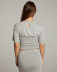 Bayside Heather Grey Tee WOMENS chaserbrand