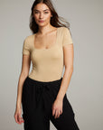 River Cappuccino Bodysuit WOMENS chaserbrand