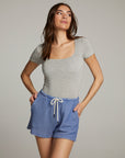 River Heather Grey Bodysuit WOMENS chaserbrand