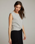 Ocean Heather Grey Tank WOMENS chaserbrand