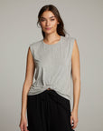 Ocean Heather Grey Tank WOMENS chaserbrand