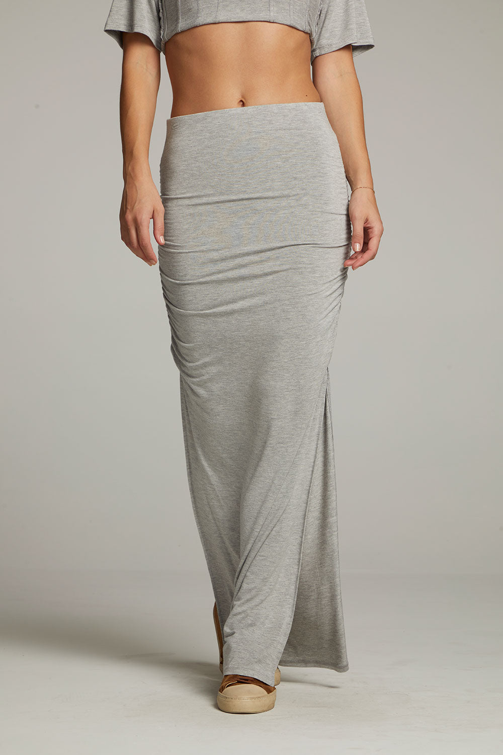 Wynwood Heather Grey Skirt WOMENS chaserbrand