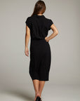 Atlantic True Black Midi Dress WOMENS chaserbrand